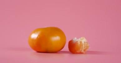 4K橘子新鲜水果视频的预览图